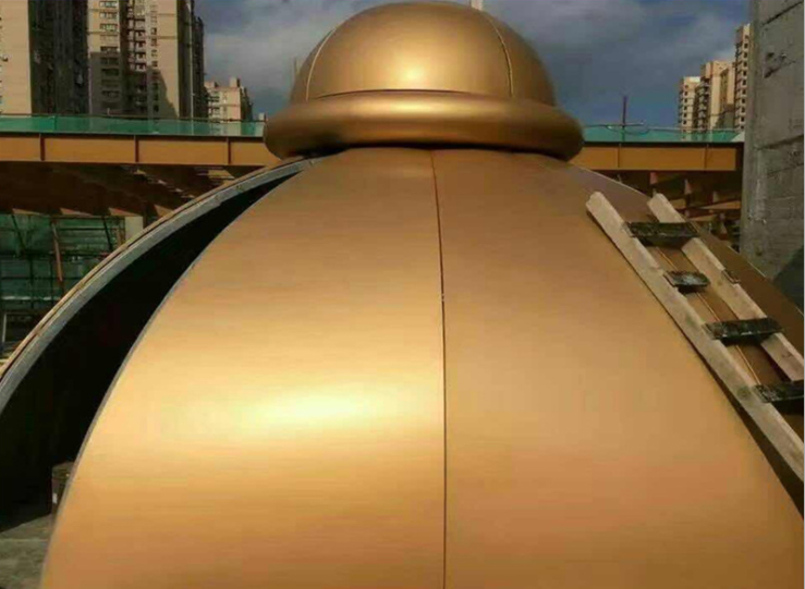 弧形鋁單板噴涂前的處理過程